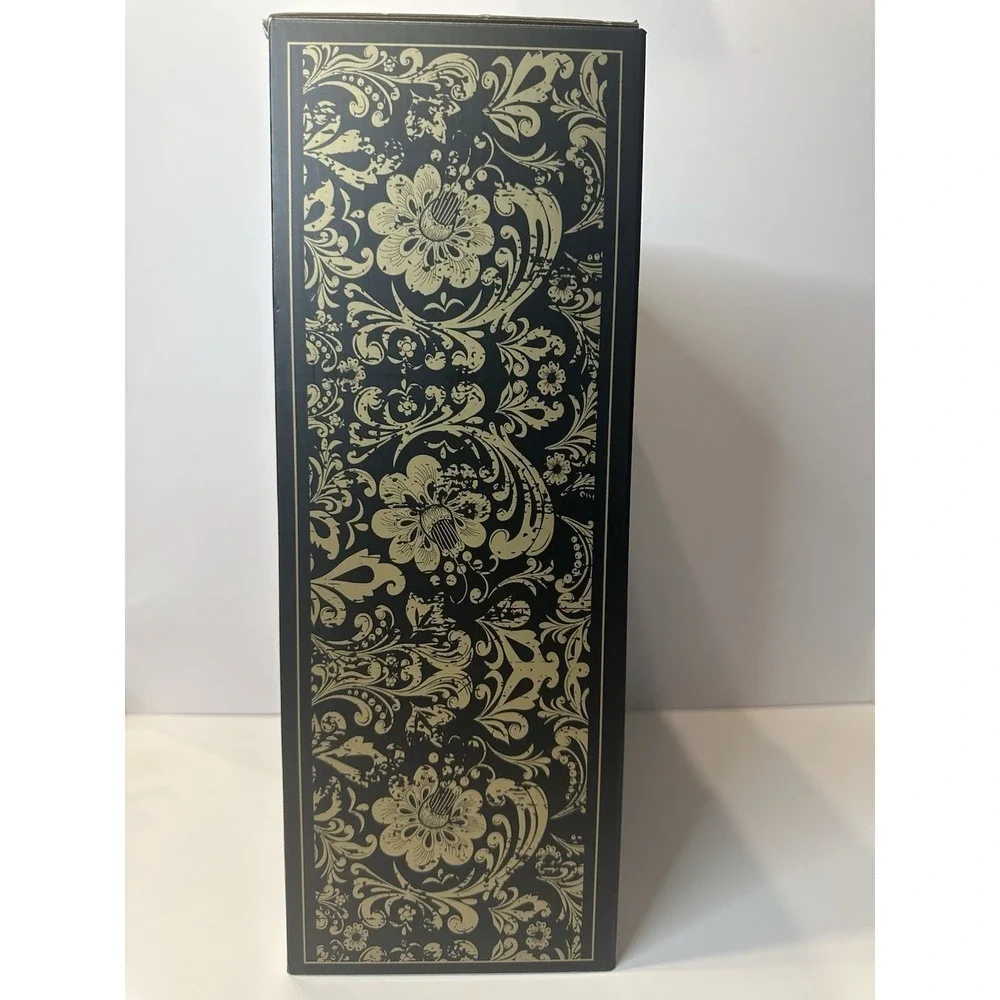 Christian Siriano Gold Skeleton Candlestick Holders Pair Halloween NEW IN BOX